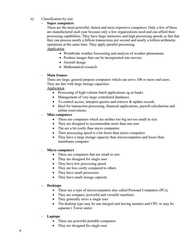 ICT Notes For All Common KNEC Craft And Diploma Courses In Module 1 9730