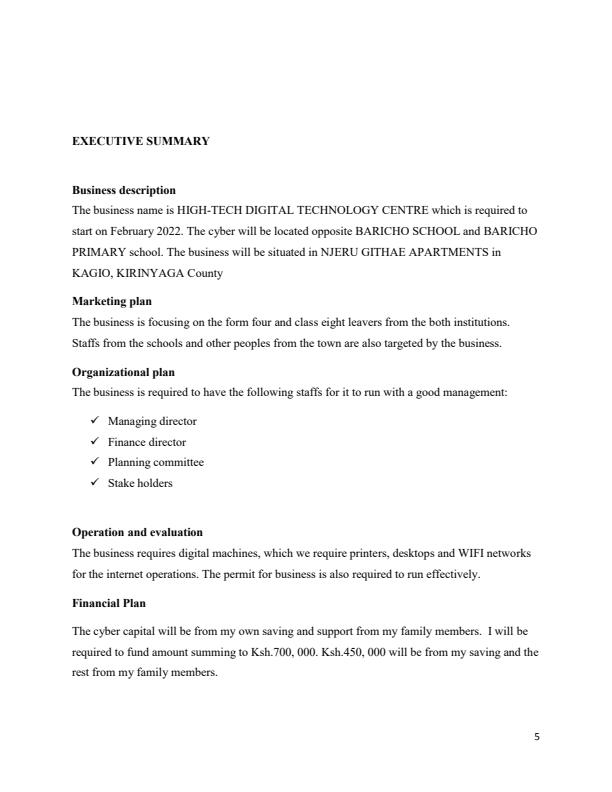 business plan for ict company pdf