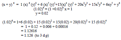 Expand X Y Sup 6 Sup Hence Evaluate 1 02 Sup 6 Sup To 3d P